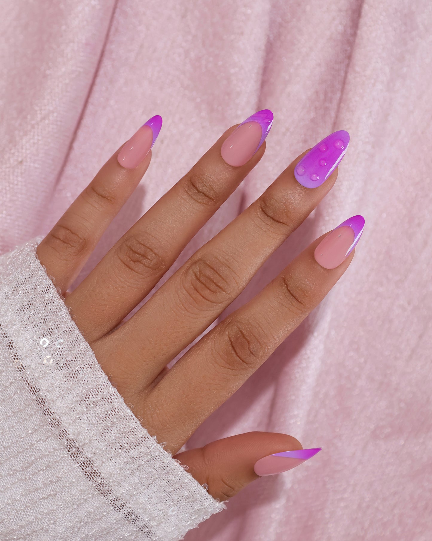 PUR VIBES PRESS-ON NAILS - LILAC-DIP