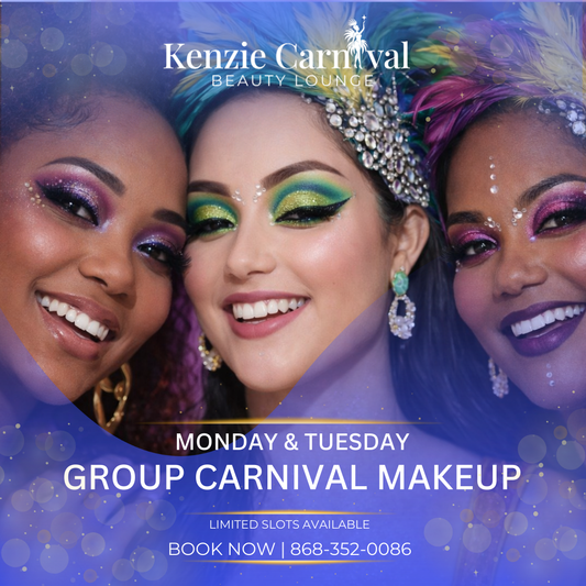 #1 CARNIVAL MAKEUP TUESDAY ONLY - GROUP OF 4