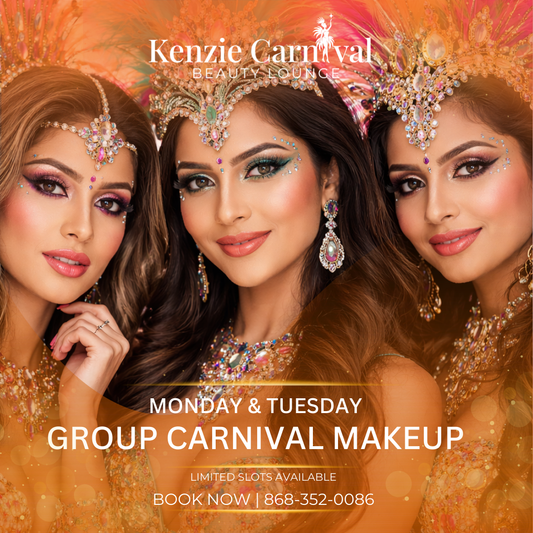 #1b CARNIVAL MAKEUP TUESDAY ONLY - GROUP OF 3