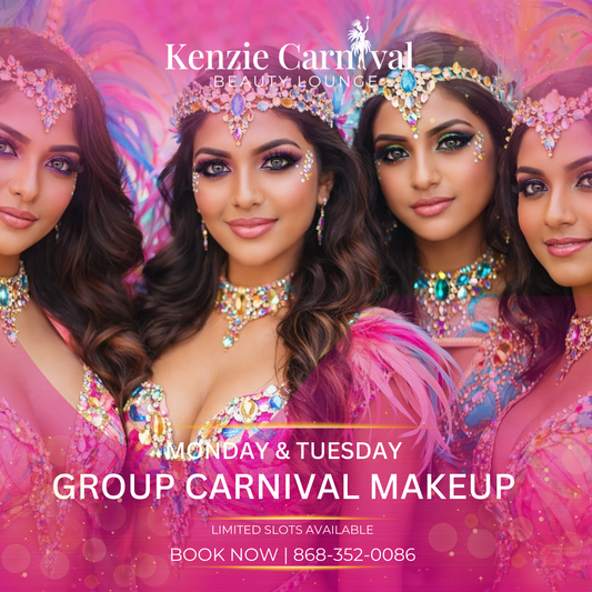 #1b KCBL CARNIVAL TUESDAY MAKEUP - GROUP OF 8